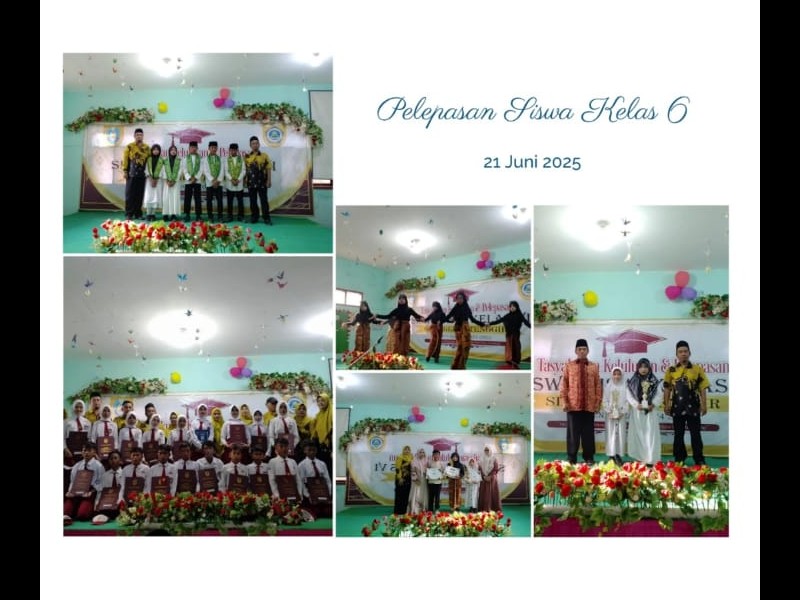 Tasyakuran Pelepasan Siswa Kelas VI SDN 1 Tenggir Tahun Ajaran 2024/2025
