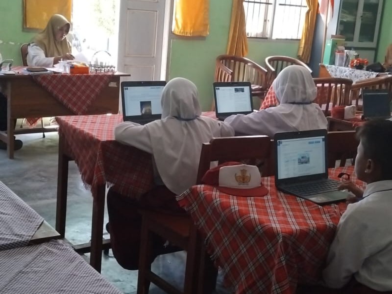 Pelaksanaan Gladi Bersih ANBK Tahun Ajaran 2025/2026 di SD Negeri 1 Tenggir
