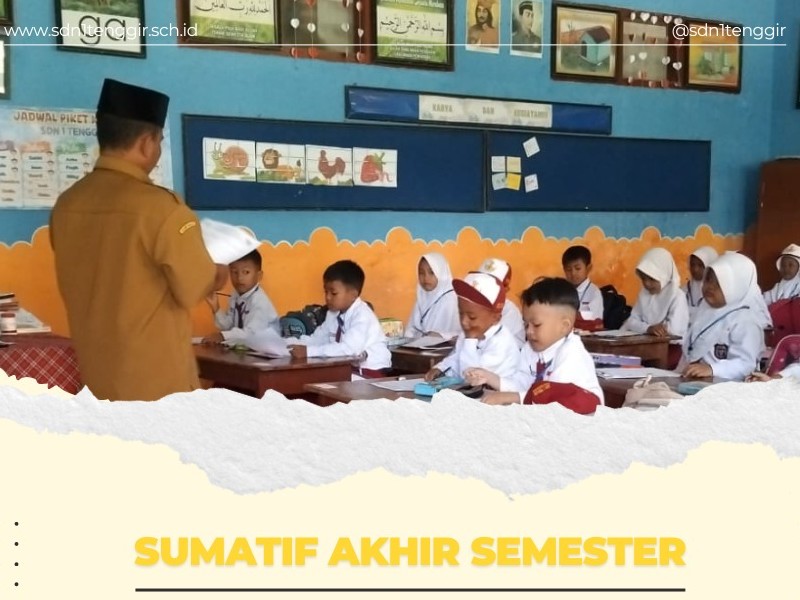 SDN 1 Tenggir Laksanakan Sumatif Akhir Semester (SAS) Ganjil Tahun Pelajaran 2025/2026